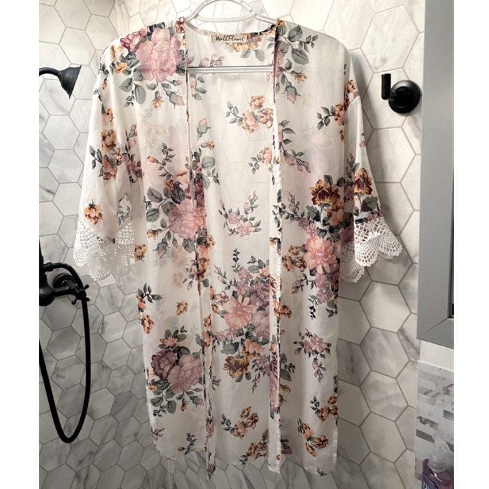 Cover Up Floral Vest